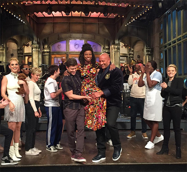 Sasheer Zamata, Dwayne Johnson, SNL Sasheer Zamata, Dwayne Johnson, SNL